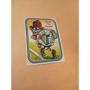 1988 Leaf Awesome All Stars Trading Card 58 Stuart the Stealer Baseball Parody